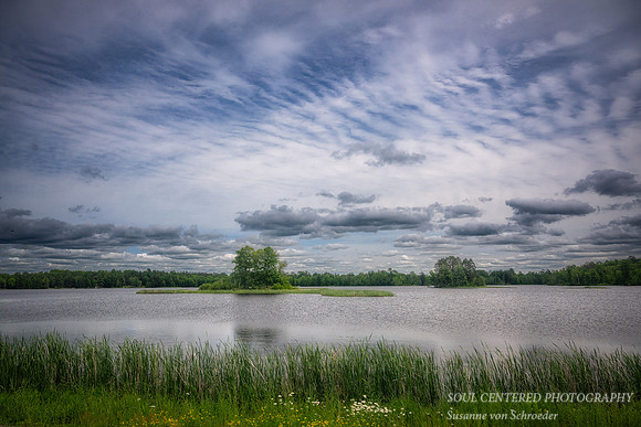 Cloud patterns at the Chippewa Flowage, June '24