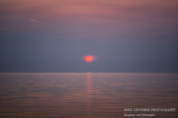 Red sunset in Herbster, June '25 2