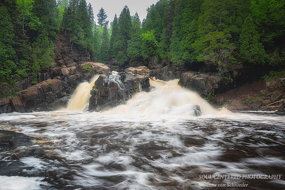 Cascade Falls, Baptism river, spring '24 2