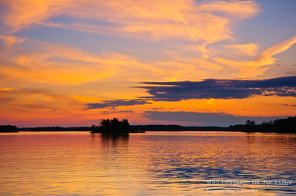 Sunset Chippewa Flowage, after glow 2