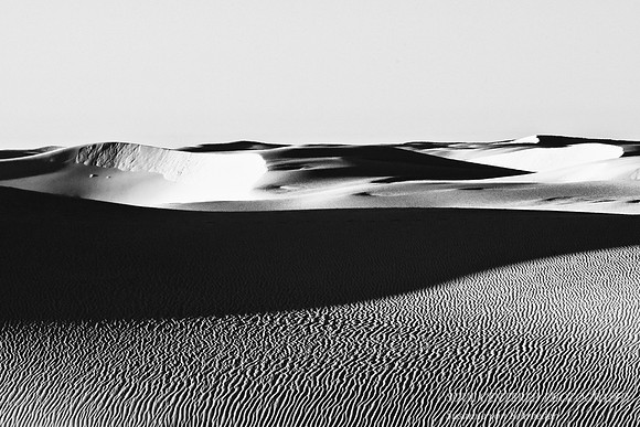 Dunes at sunrise 2, bw