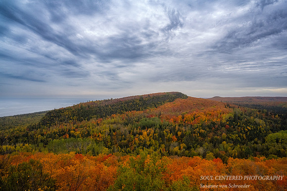 Autumn scene with clouds at Oberg Mtn., 2022 2