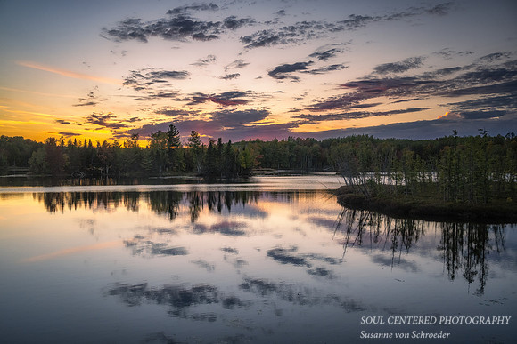Evening mood at Audie Lake, 9.29.'22