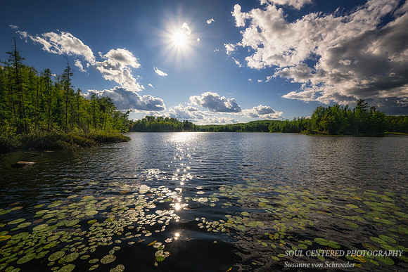 Summer day, blue sky and clouds, Aug. '25 2