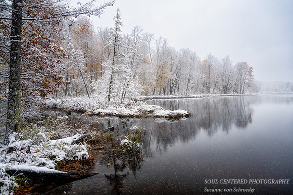 First snow, Oct. 14.'22, Perch Lake