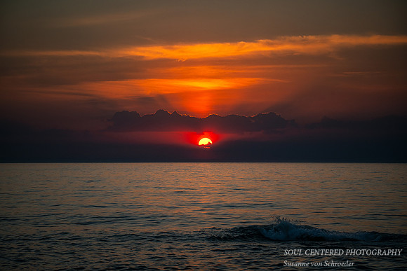 Orange Sunrise at Artist Point, Grand Marais, October '25 1