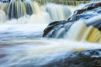 Bond Falls, Upper cascades, close-up 2