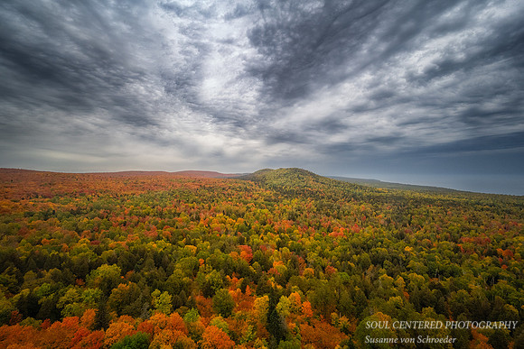 Autumn scene with clouds at Oberg Mtn., 2022 1