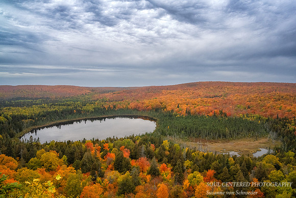 Autumn scene at Oberg Mtn., Oberg Lake, 2022 1