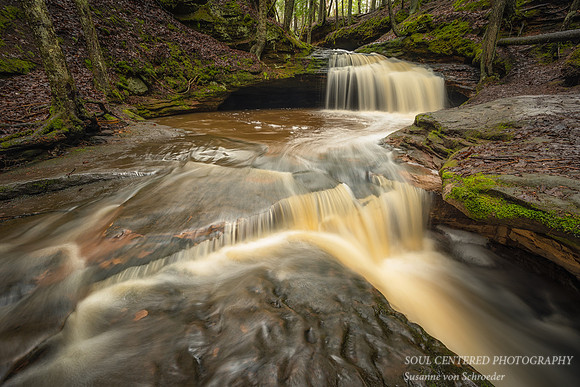 Houghton Falls - Echo Dells,  April '24, 1