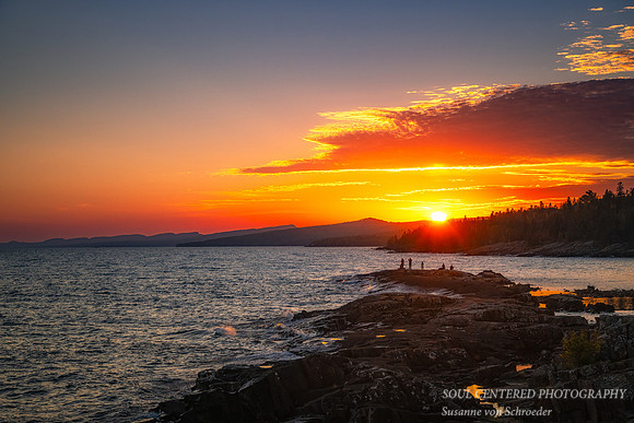 Sunset, Sawtooth Mountains, Grand Marais, Oct. '25 2