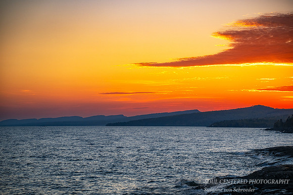 Sunset, Sawtooth Mountains, Grand Marais, Oct. '25 3