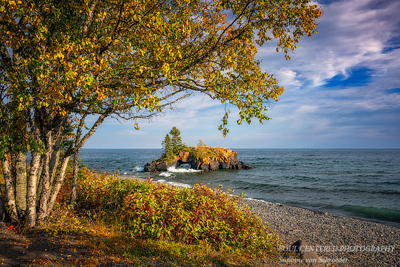 Hollow Rock, surrounded by autumn colors, October. '25