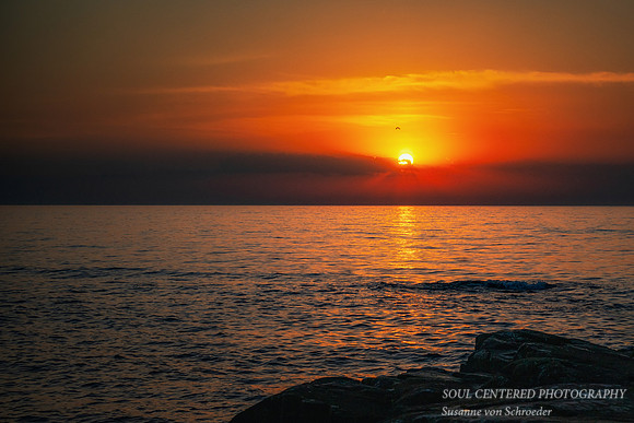 Orange Sunrise at Artist Point, Grand Marais, October '25 2