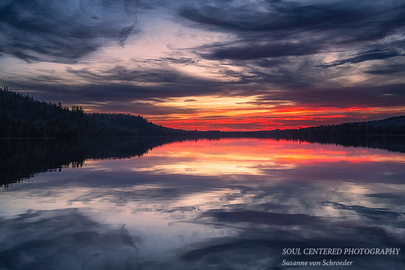 Sunset colors, Lax Lake