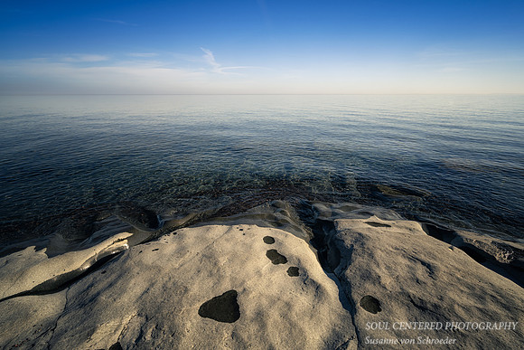 Calm Lake Superior At Stoney Point, Nov. '22