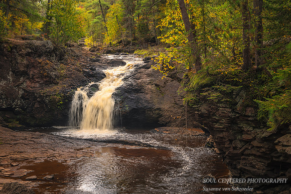 Upper Falls at Amnicon Falls State Park, Sept. '25, 1