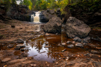 Upper Falls at Amnicon Falls State Park, Sept. '25, 2