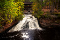 Lower Falls at Amnicon Falls State Park, Sept. '25,