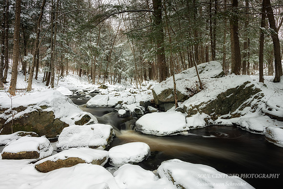 March snow at a creek 7