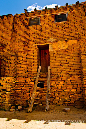 Acoma Pueblo, door & ladder