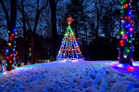 Christmas lights, Irvine Park Chippewa Falls 2