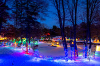 Christmas lights, Irvine Park Chippewa Falls 3