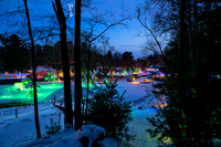 Christmas lights, Irvine Park Chippewa Falls 1