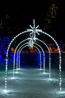 Christmas lights, Irvine Park Chippewa Falls 5