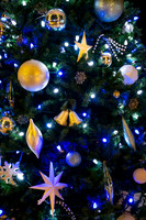Blue Christmas tree, Irvine Park Chippewa Falls, detail