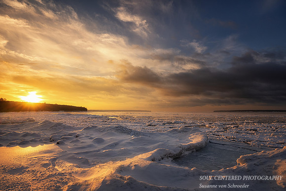 Lake Superior sunset, mid Dec.'25