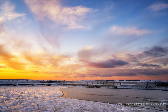 Lake Superior sunset colors, Sand Bay, Dec. '25 3