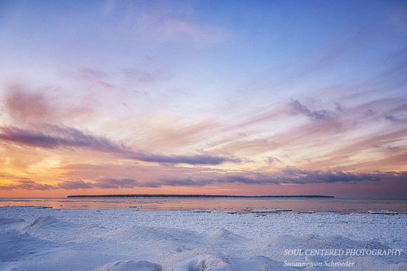 Lake Superior sunset clouds, Dec. '25 2