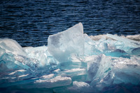 Blue & white ice shards, Madeline Island 2