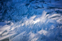 Blue & white ice shards, Madeline Island 1