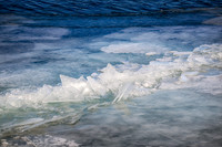 A ridge of ice shards, Madeline Island