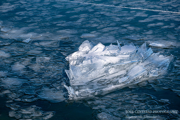 A small group of ice shards, Madeline Island