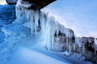 Icicles, Madeline Island 2