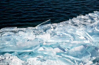 Blue & white ice shards, Madeline Island 3