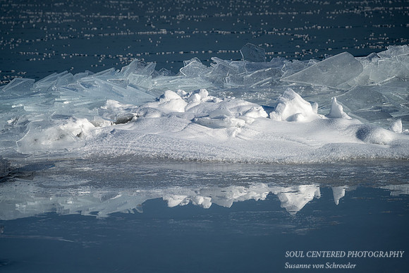 "Iceberg" with reflections
