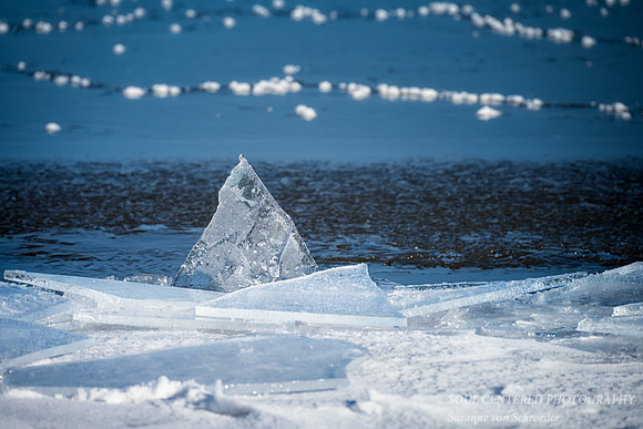 Ice shard, blue ice