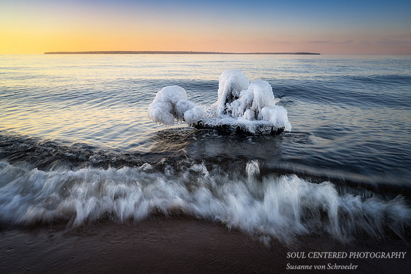 "Ice Creature" near Sand Bay, Dec. '22 1