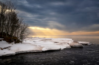 Evening mood, Lake Superior, Porcupine Mountains, MI 1