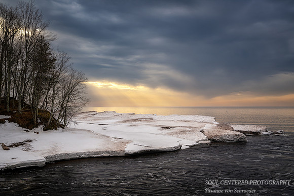Evening mood, Lake Superior, Porcupine Mountains, MI 1