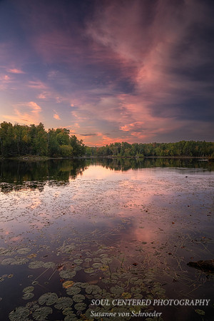 Colors of Dusk with clouds and reflections, Sept. '25 1