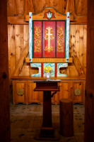 Stavkirke, interior 2