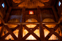 Stavkirke, interior, window