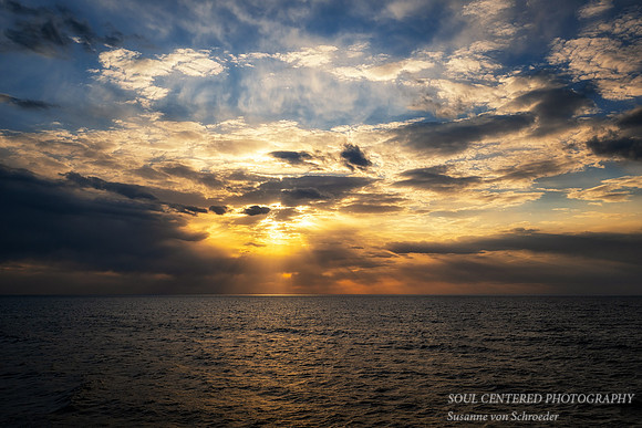 Sunset from the ferry 1
