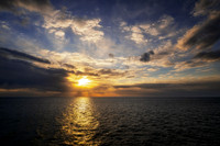 Sunset from the ferry 2