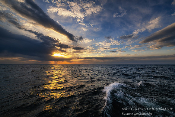 Sunset from the ferry 3